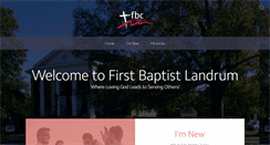 Desktop Screenshot of fbclandrum.com